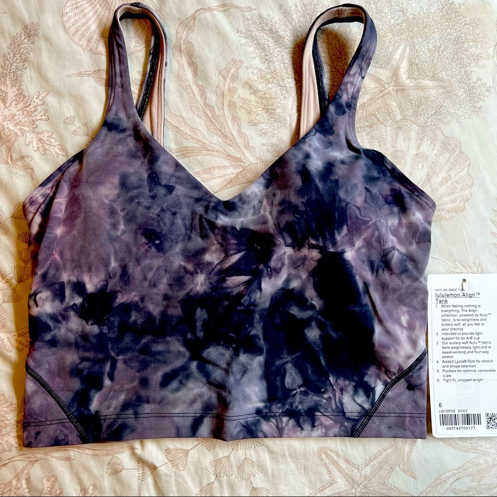 Lululemon Align tank Diamond dye NWT